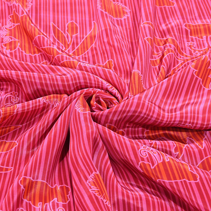 Viscose Crepe Digital Print Fabric 44" – Premium Soft & Flowing Designer Fabric| 001166-3