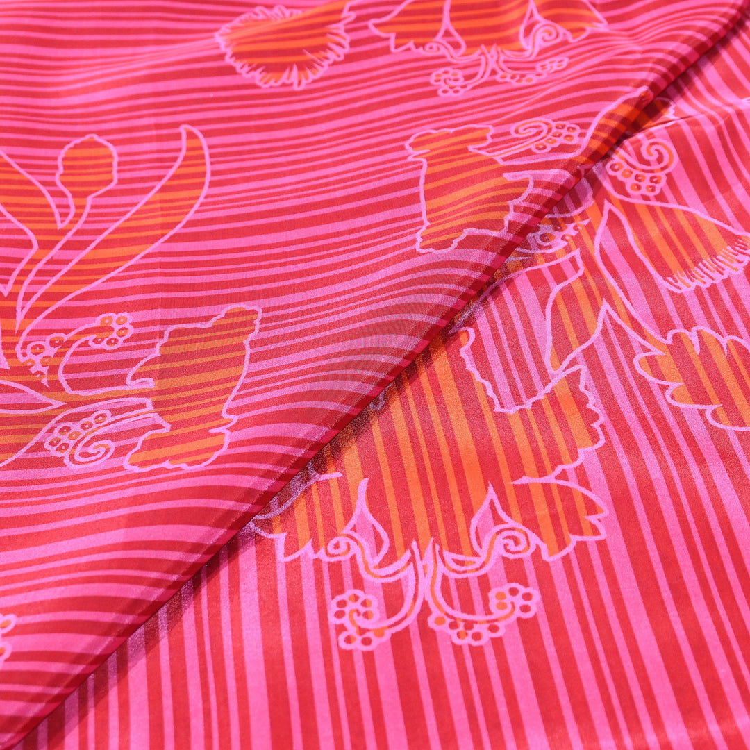 Viscose Crepe Digital Print Fabric 44" – Premium Soft & Flowing Designer Fabric| 001166-3