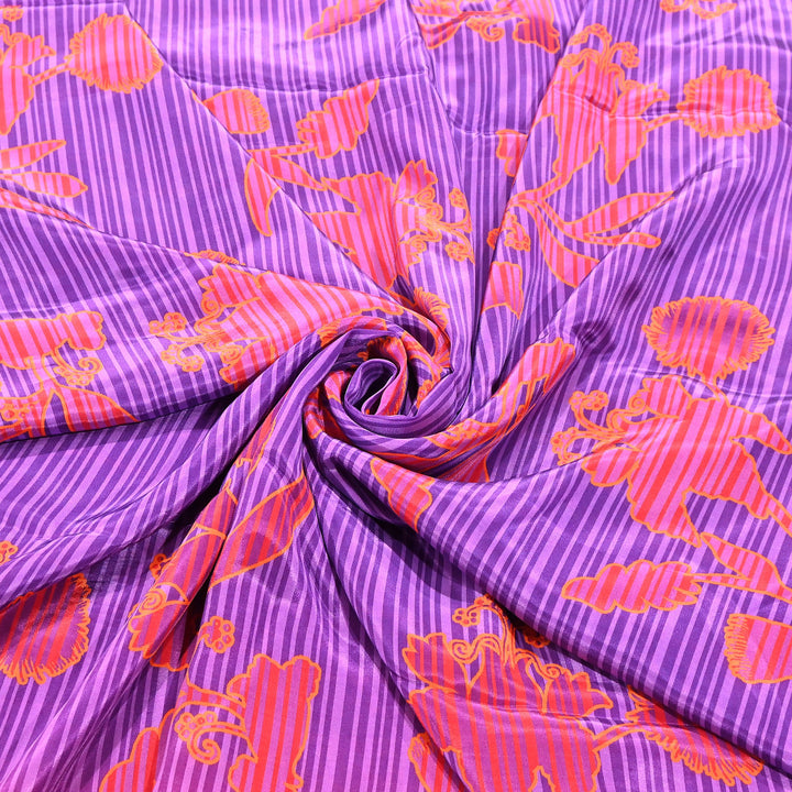 Viscose Crepe Digital Print Fabric 44" – Premium Soft & Flowing Designer Fabric| 001166-5