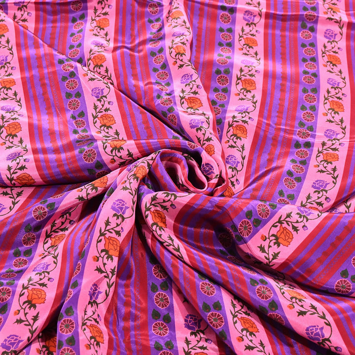 Viscose Crepe Digital Print Fabric 44" – Premium Soft & Flowing Designer Fabric| 001166-6