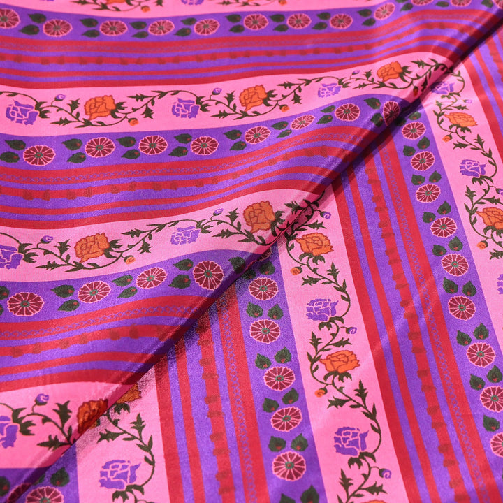 Viscose Crepe Digital Print Fabric 44" – Premium Soft & Flowing Designer Fabric| 001166-6