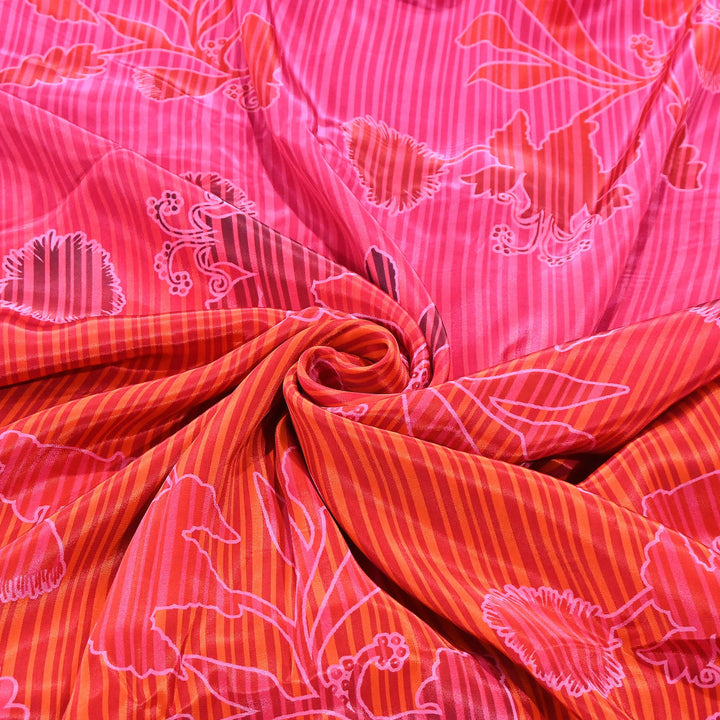 Viscose Crepe Digital Print Fabric 44" – Premium Soft & Flowing Designer Fabric| 001166-7