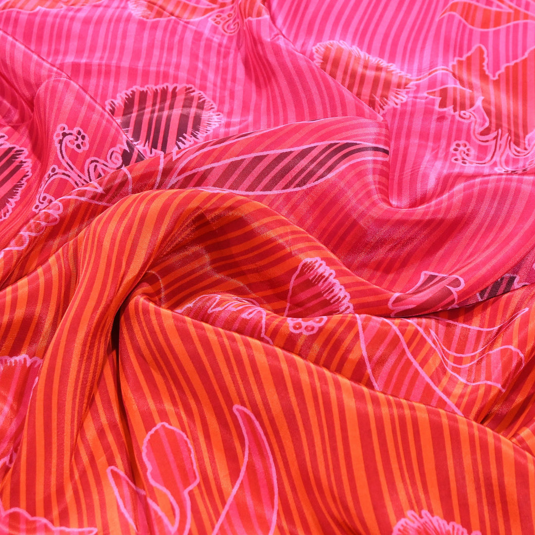 Viscose Crepe Digital Print Fabric 44" – Premium Soft & Flowing Designer Fabric| 001166-7