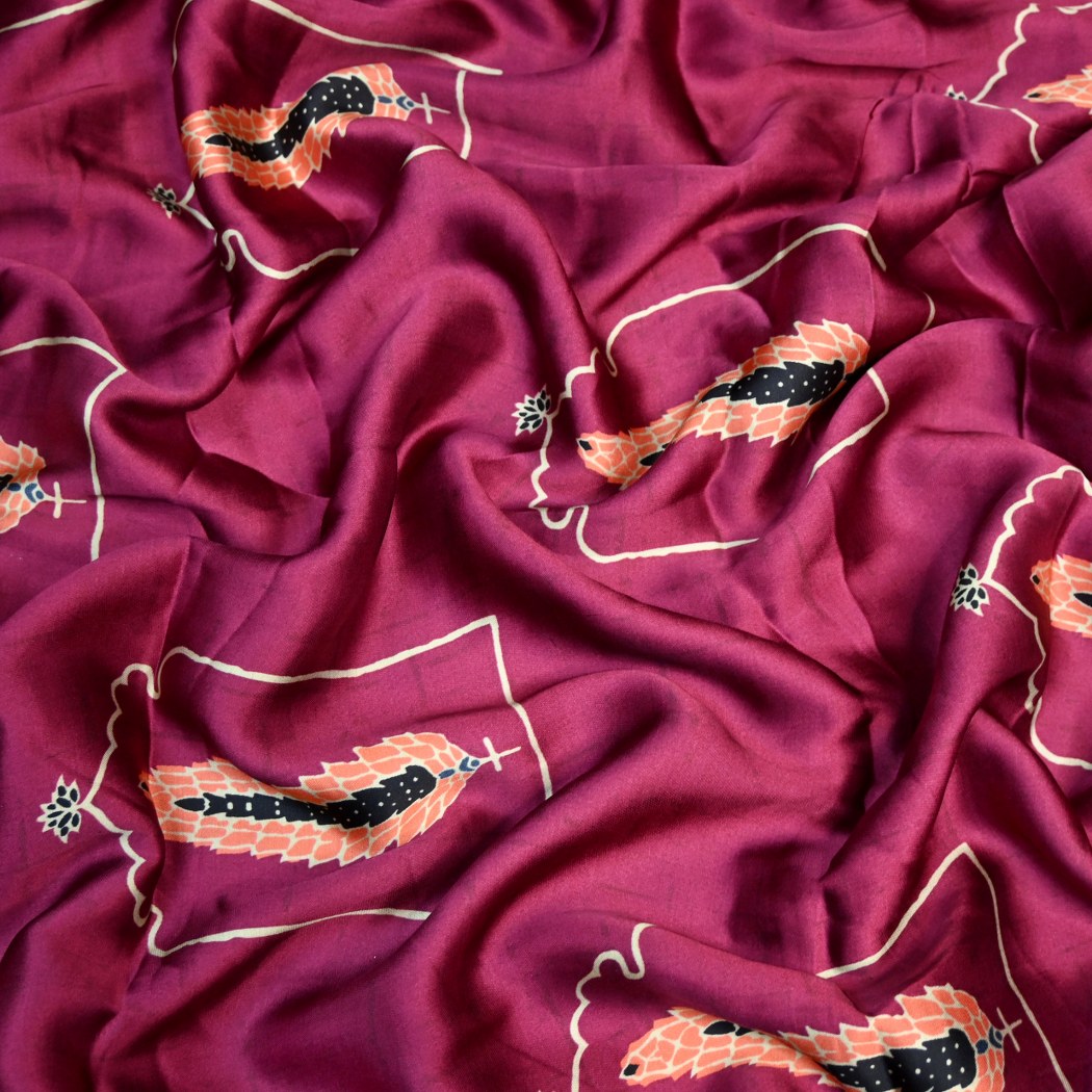 Modal Satin Digital Print Fabrics