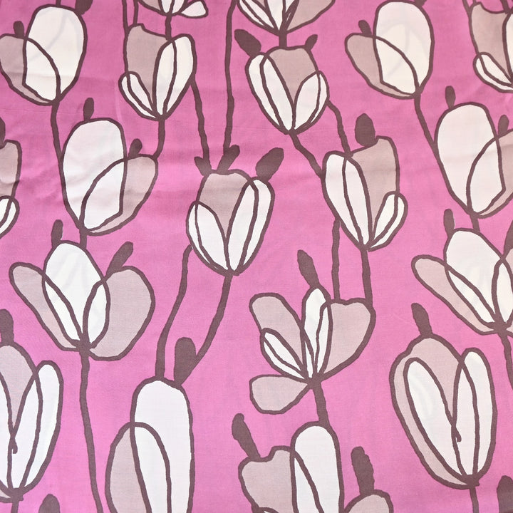 Elegant Modal Satin Digital Print Fabric 5 – Soft Luxury Designer Fabric - 001416-S3