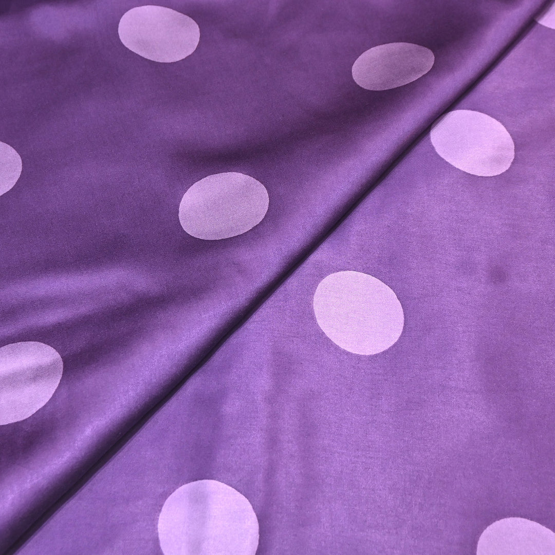 Elegant Modal Satin Digital Print Fabric 5 – Soft Luxury Designer Fabric - 001416-S13