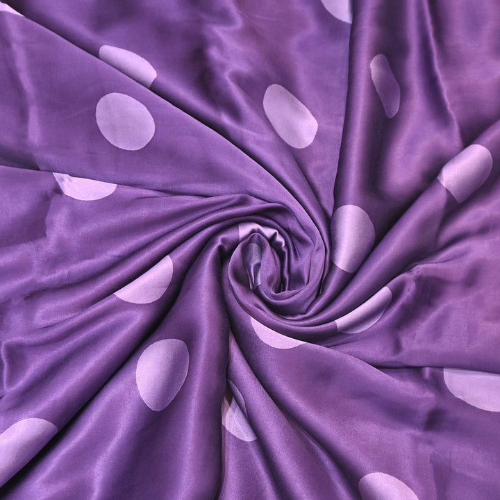 Elegant Modal Satin Digital Print Fabric 5 – Soft Luxury Designer Fabric - 001416-S13