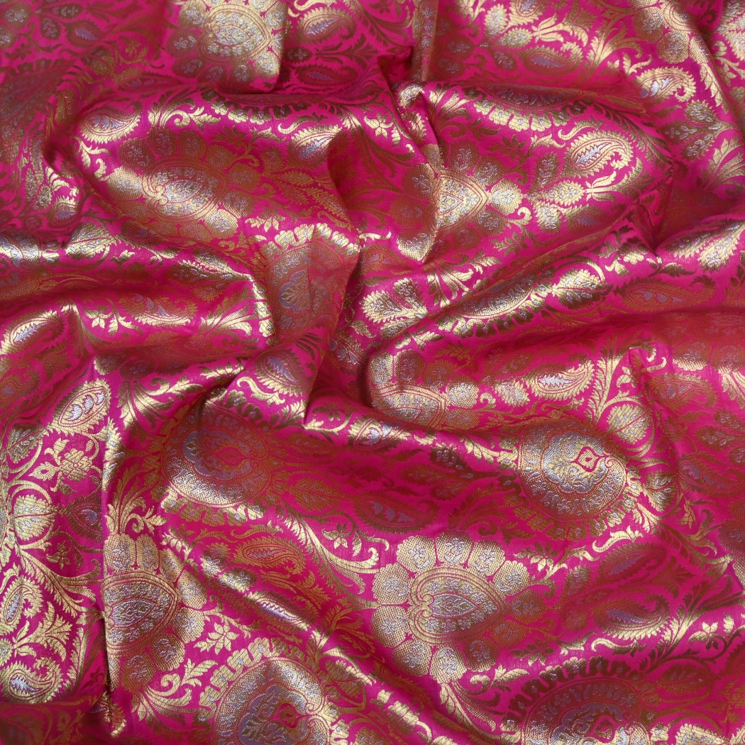 Meena Zari Brocade Fabrics