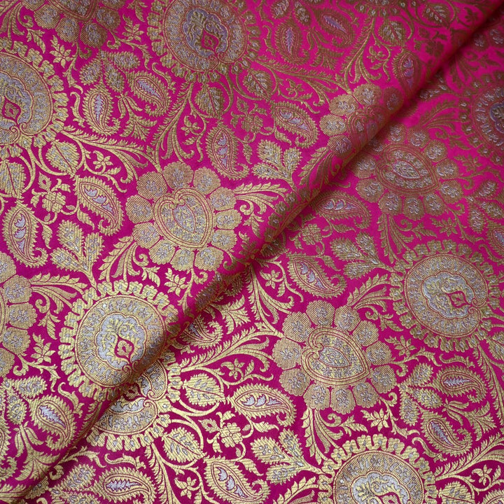 Meena Zari Brocade Fabrics