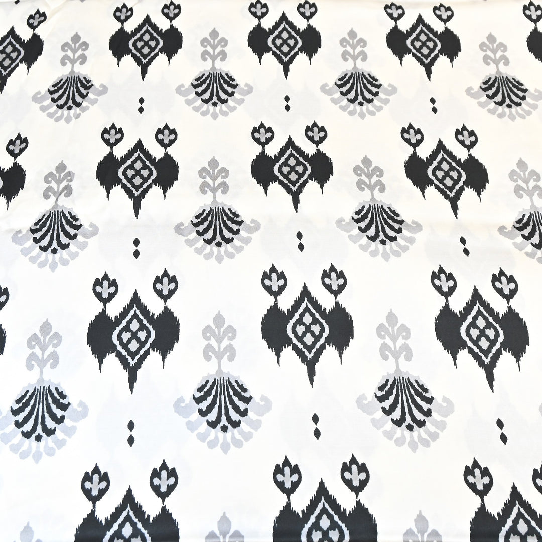 Elegant Modal Satin Digital Print Fabric 5 – Soft Luxury Designer Fabric - 001416-S10