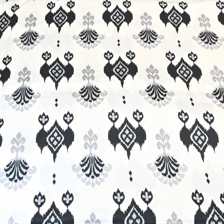 Elegant Modal Satin Digital Print Fabric 5 – Soft Luxury Designer Fabric - 001416-S10