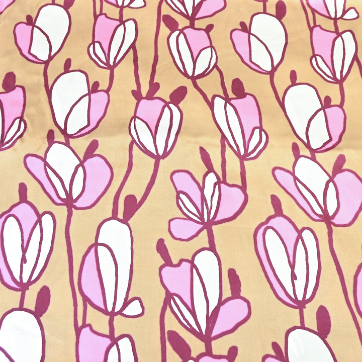 Elegant Modal Satin Digital Print Fabric 5 – Soft Luxury Designer Fabric - 001416-S1