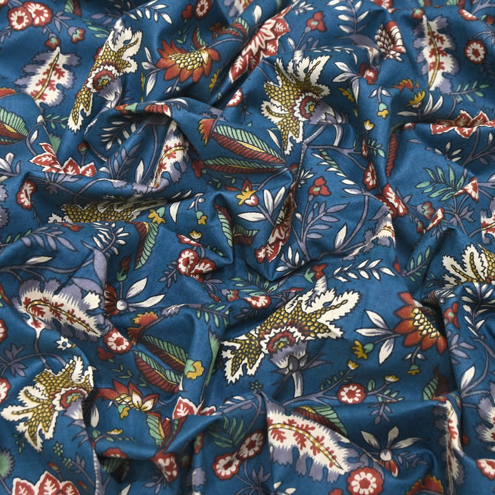 Premium Cotton Printed Fabric – Soft Breathable Designer Cotton Fabric - 000350-A13