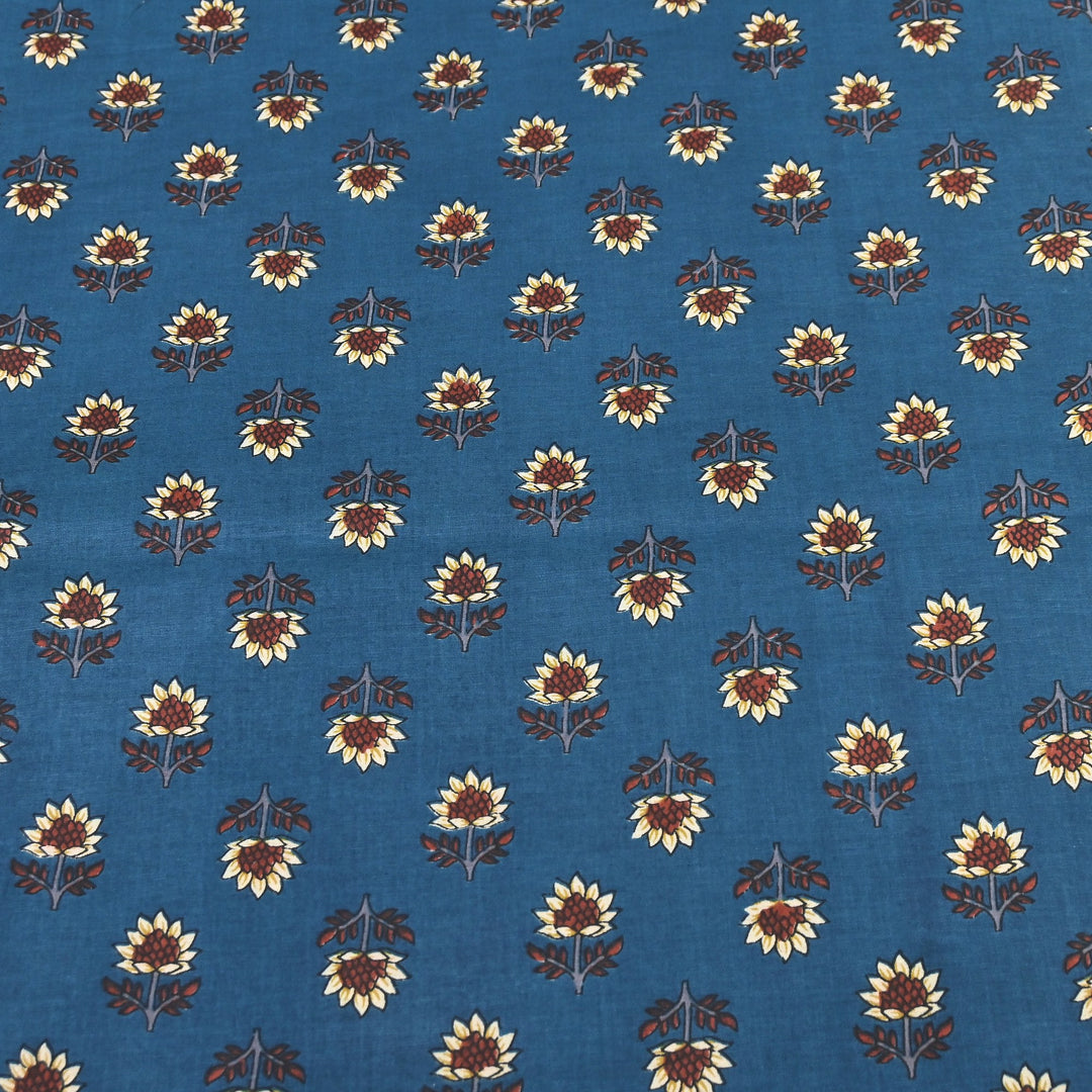 Premium Cotton Printed Fabric – Soft Breathable Designer Cotton Fabric - 000350-A14