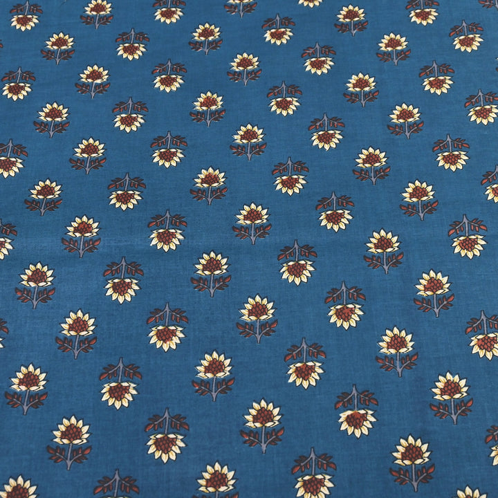 Premium Cotton Printed Fabric – Soft Breathable Designer Cotton Fabric - 000350-A14