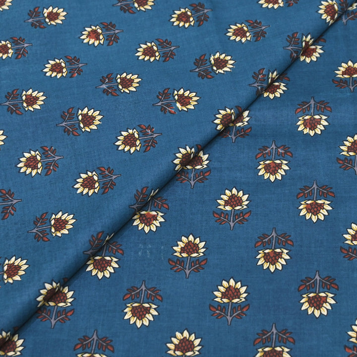 Premium Cotton Printed Fabric – Soft Breathable Designer Cotton Fabric - 000350-A14
