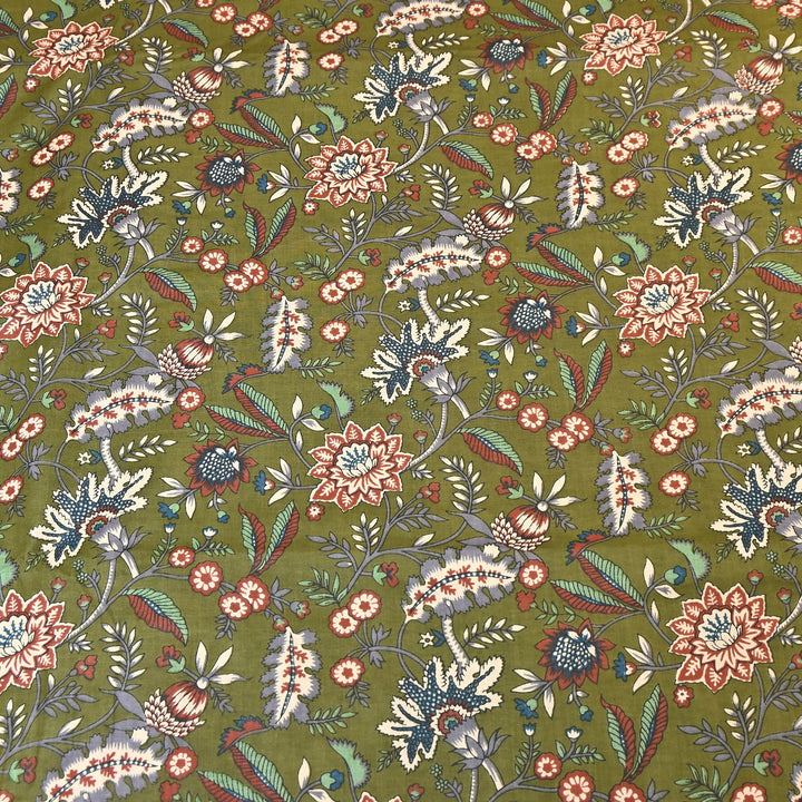 Premium Cotton Printed Fabric – Soft Breathable Designer Cotton Fabric - 000350-A11