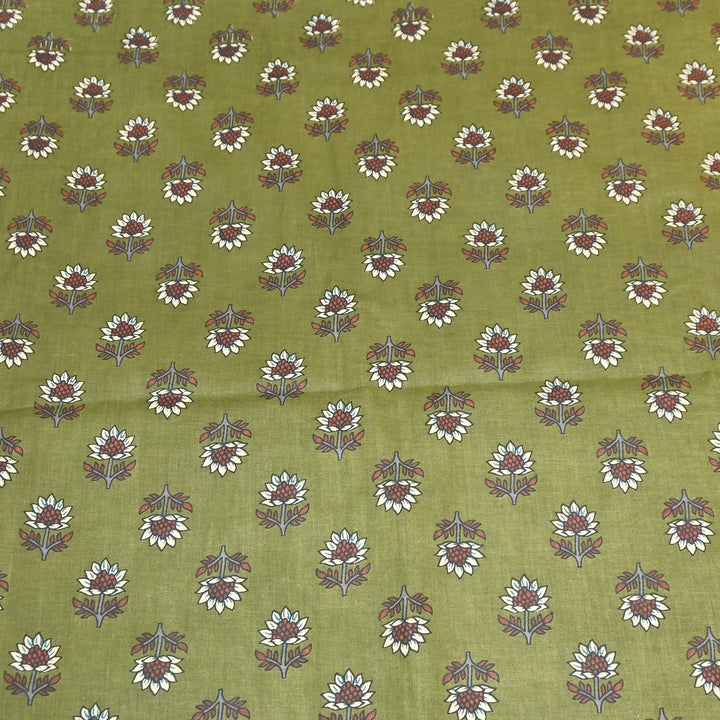 Premium Cotton Printed Fabric – Soft Breathable Designer Cotton Fabric - 000350-A12