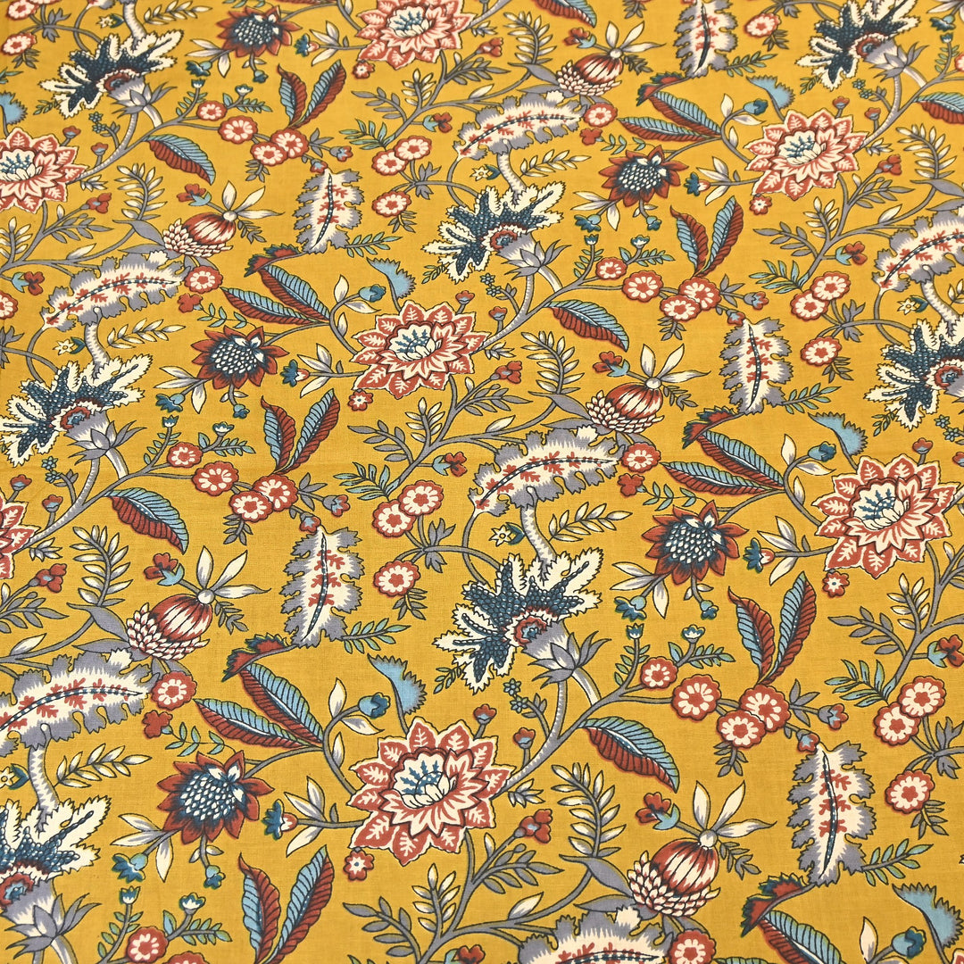 Premium Cotton Printed Fabric – Soft Breathable Designer Cotton Fabric - 000350-A9