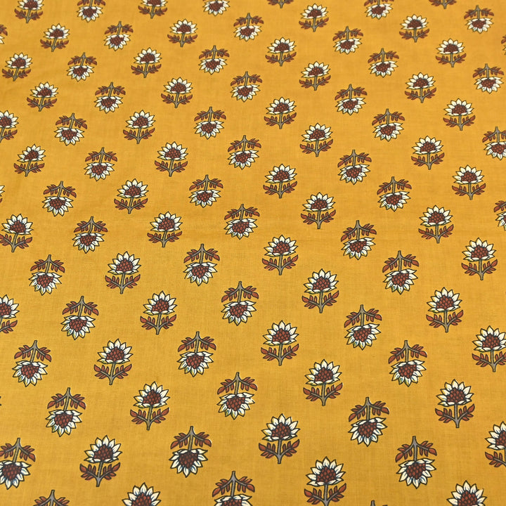 Premium Cotton Printed Fabric – Soft Breathable Designer Cotton Fabric - 000350-A10