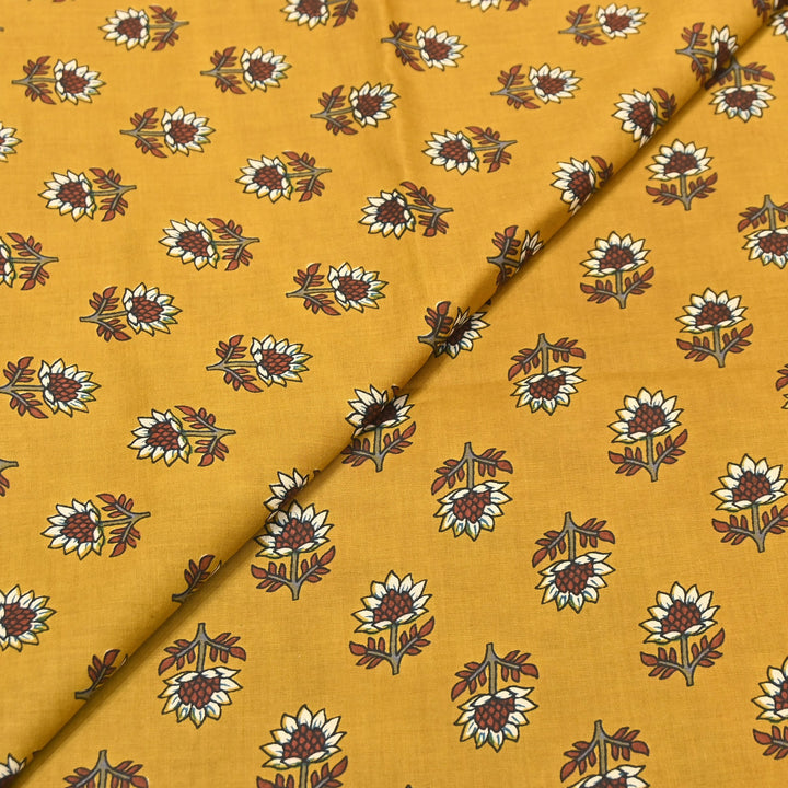 Premium Cotton Printed Fabric – Soft Breathable Designer Cotton Fabric - 000350-A10