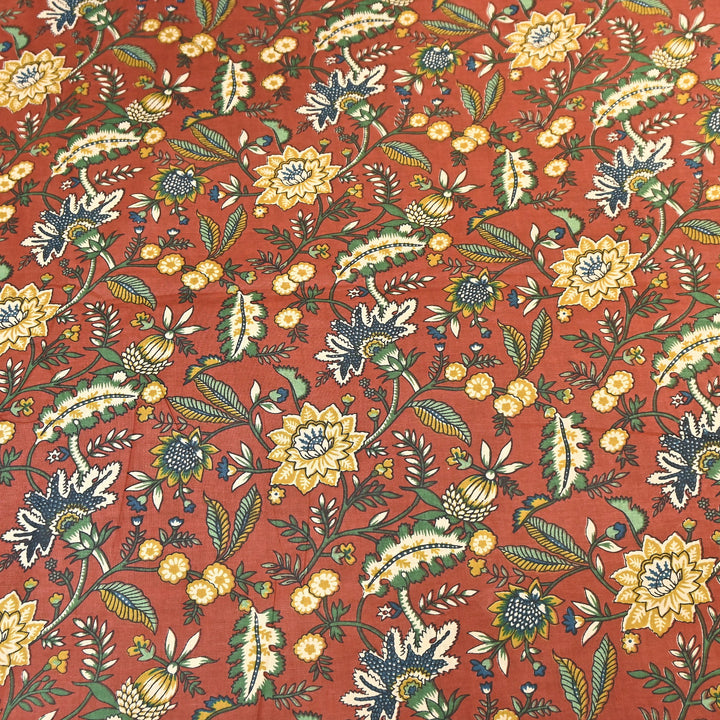 Premium Cotton Printed Fabric – Soft Breathable Designer Cotton Fabric - 000350-A7