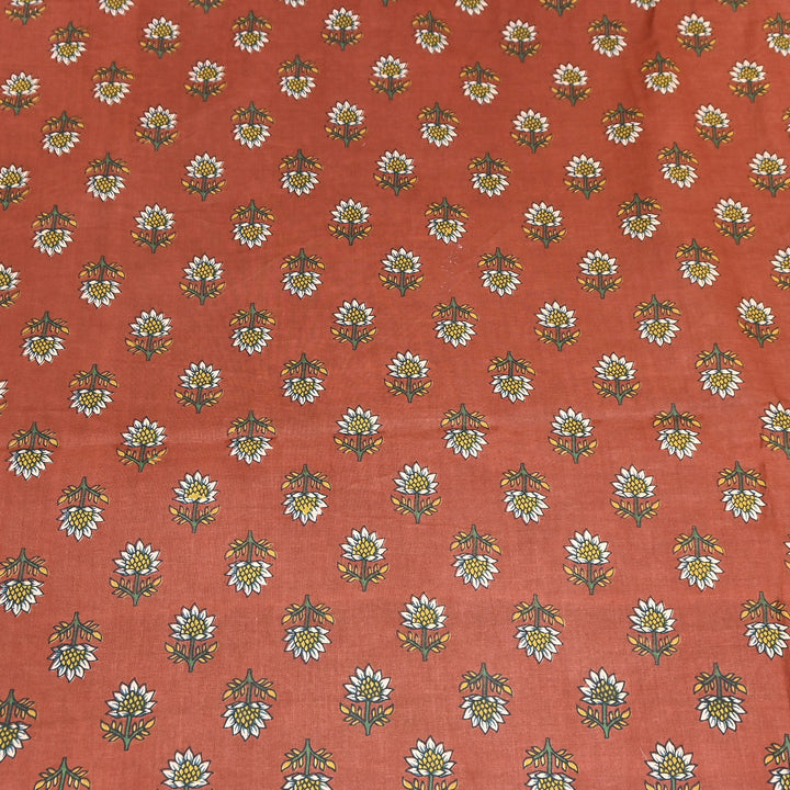 Premium Cotton Printed Fabric – Soft Breathable Designer Cotton Fabric - 000350-A8