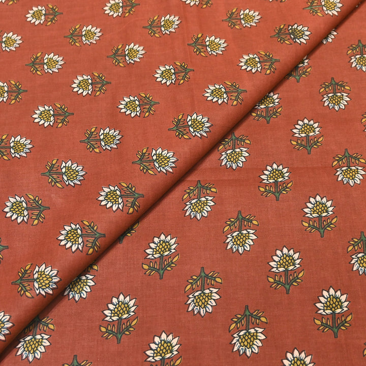 Premium Cotton Printed Fabric – Soft Breathable Designer Cotton Fabric - 000350-A8