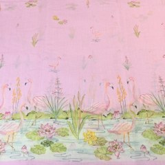 Mul Chanderi Digital Print Fabric - Soft Lightweight Designer Fabric GC0018-03
