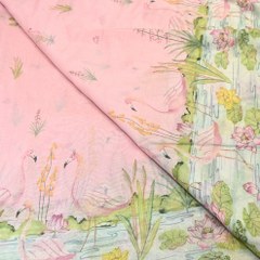Mul Chanderi Digital Print Fabric - Soft Lightweight Designer Fabric GC0018-01