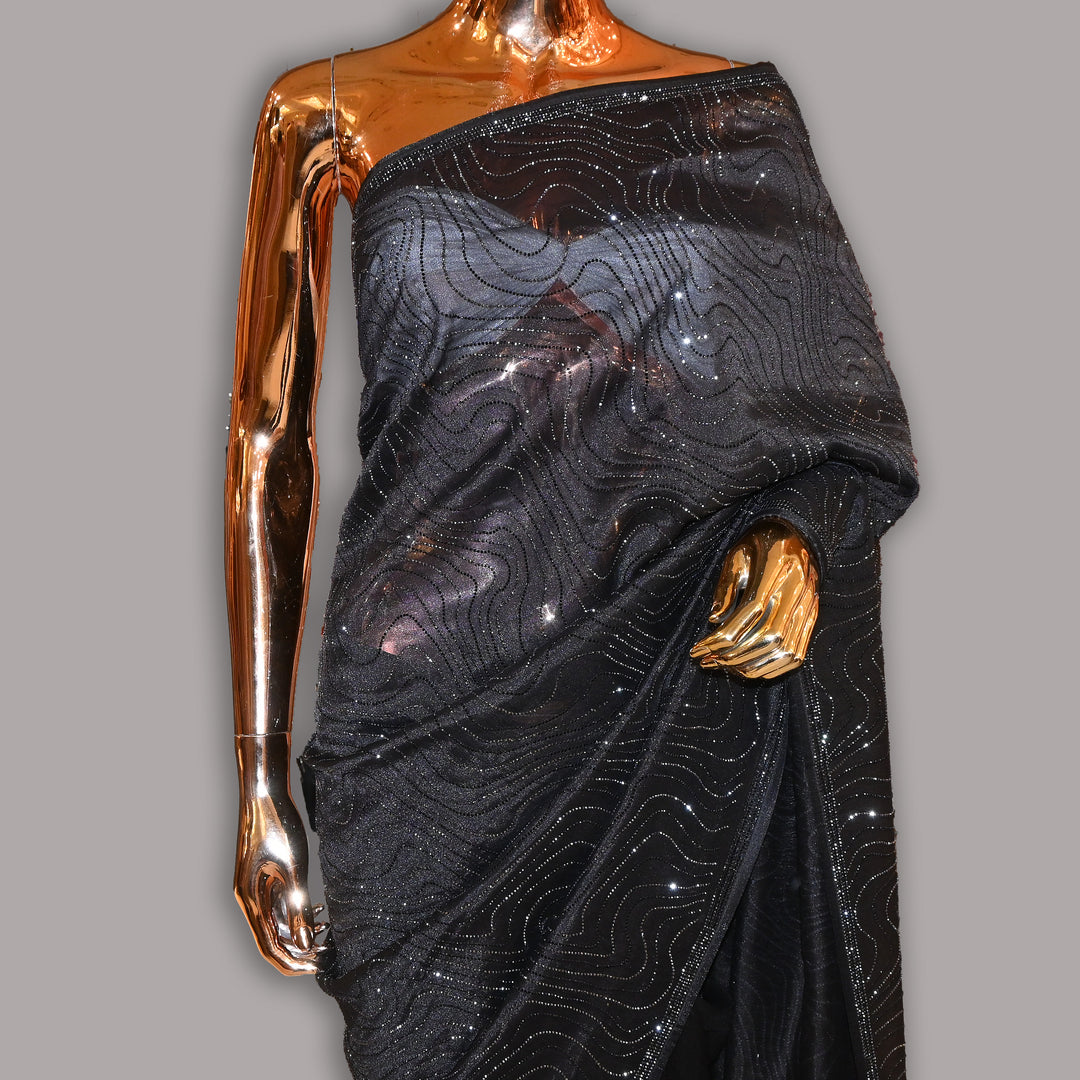 Tissue Swarovski Work Saree | JS2230-01