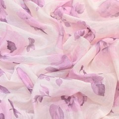 Mul Chanderi Digital Print Fabric - Soft Lightweight Designer Fabric GT0185-K7