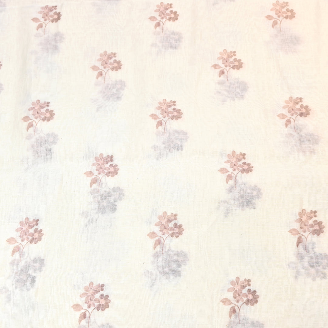 Mul Chanderi Digital Print Fabric - Soft Lightweight Designer Fabric GT0185-K4
