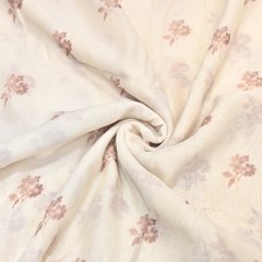 Mul Chanderi Digital Print Fabric - Soft Lightweight Designer Fabric GT0185-K4