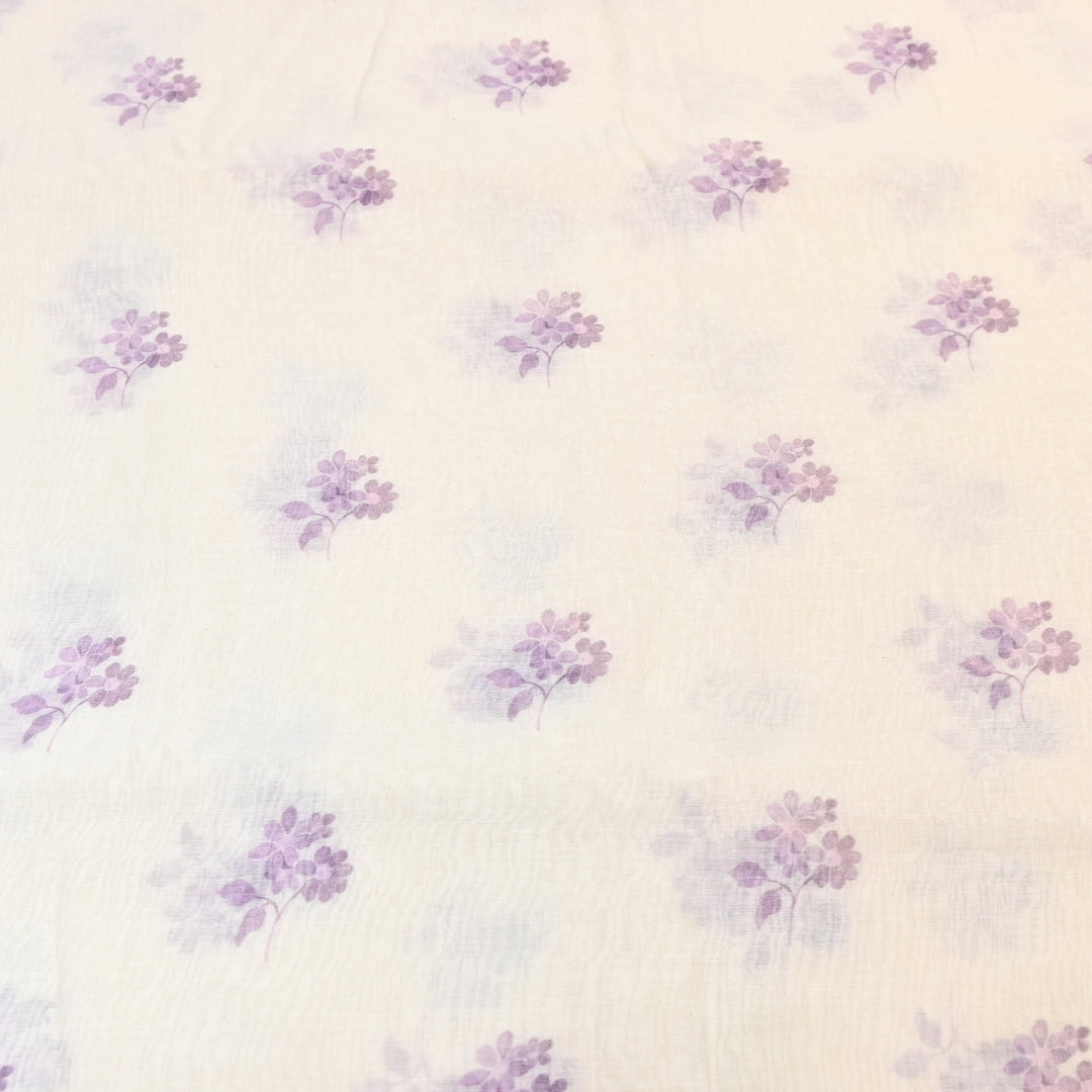 Mul Chanderi Digital Print Fabric - Soft Lightweight Designer Fabric GT0185-K8