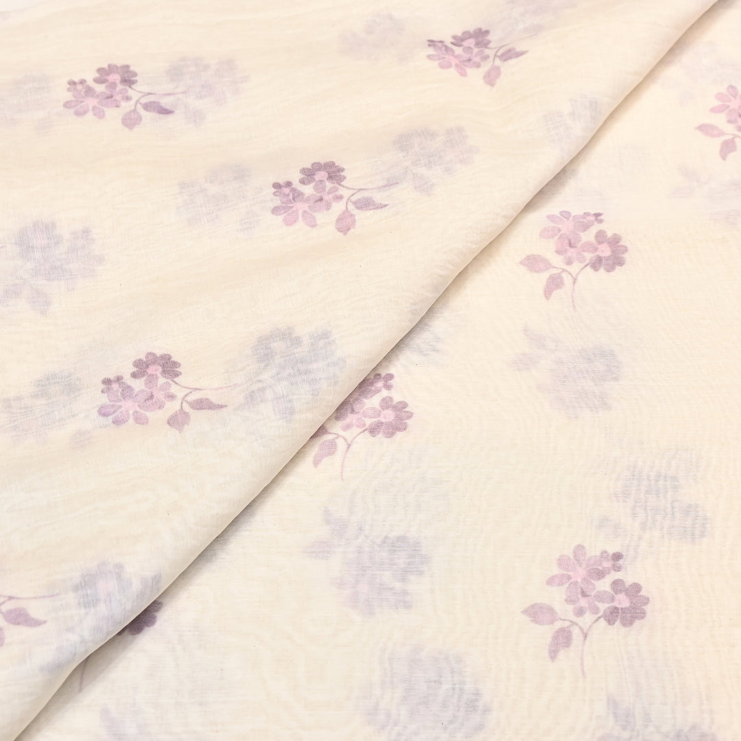 Mul Chanderi Digital Print Fabric - Soft Lightweight Designer Fabric GT0185-K8