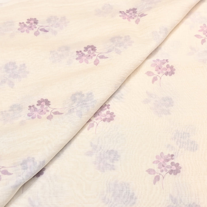 Mul Chanderi Digital Print Fabric - Soft Lightweight Designer Fabric GT0185-K8