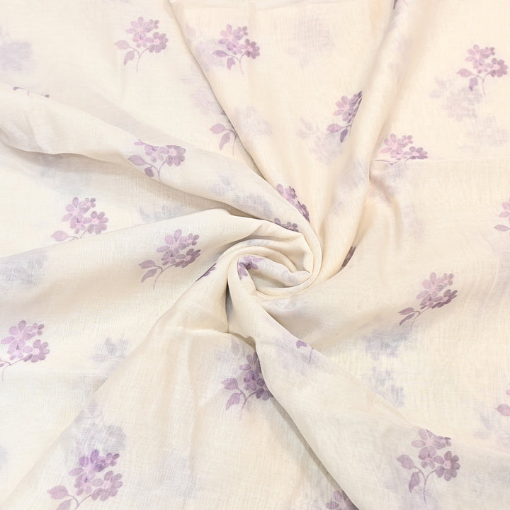 Mul Chanderi Digital Print Fabric - Soft Lightweight Designer Fabric GT0185-K8