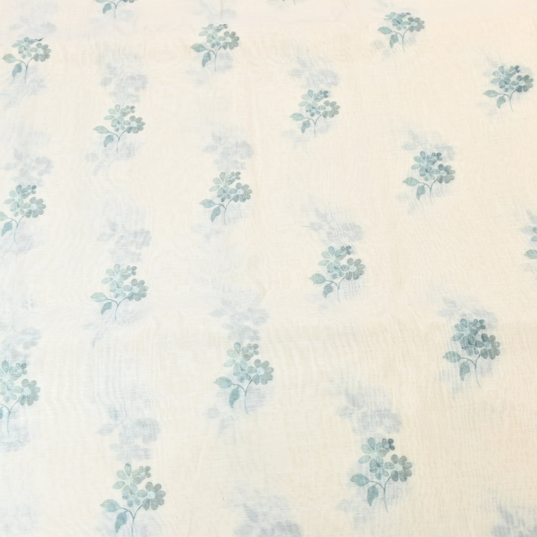 Mul Chanderi Digital Print Fabric - Soft Lightweight Designer Fabric GT0185-K2