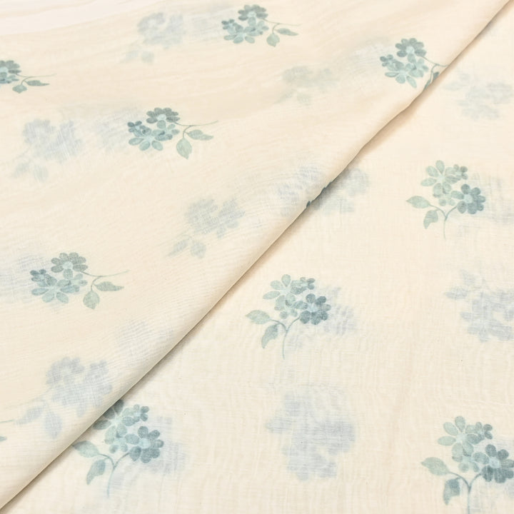 Mul Chanderi Digital Print Fabric - Soft Lightweight Designer Fabric GT0185-K2
