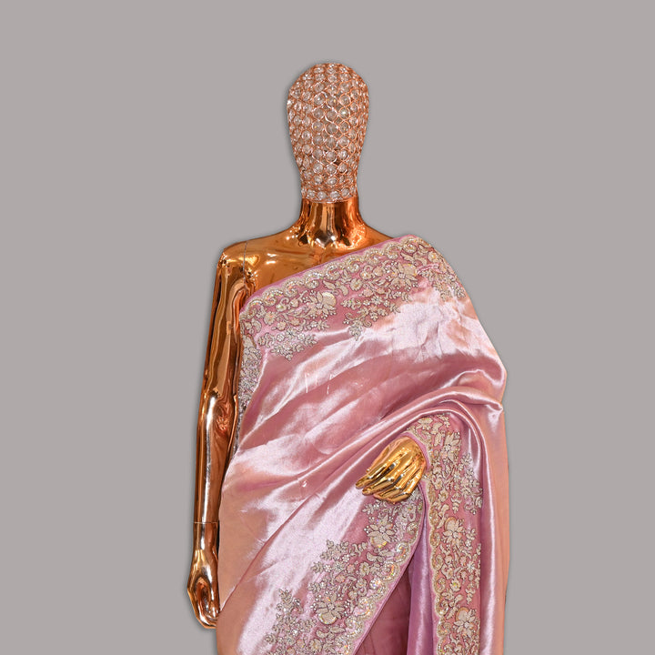 Tissue Tanchoi Zari Work Saree | JS2911-02