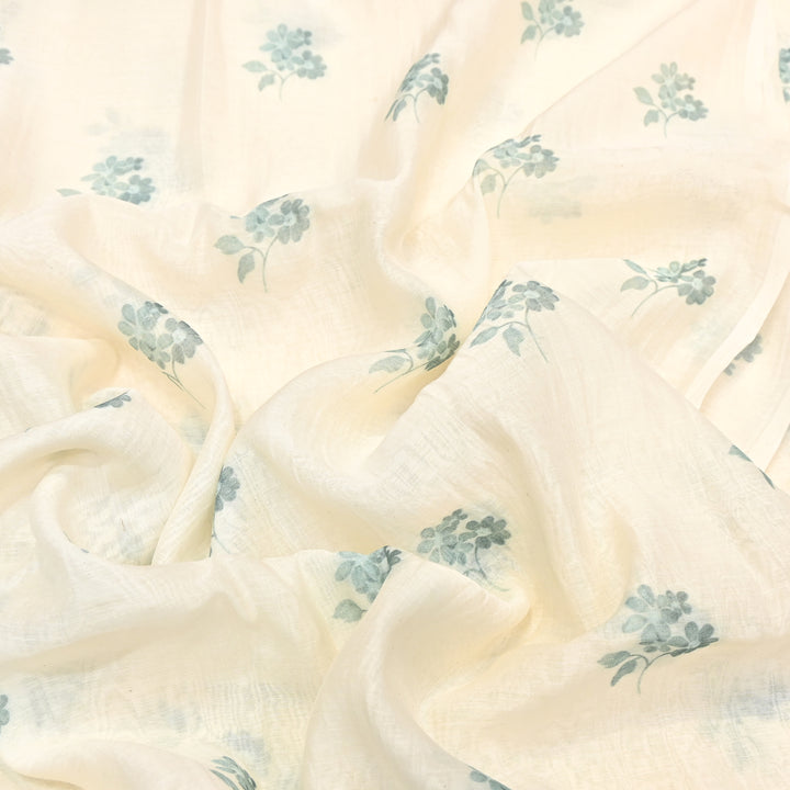 Mul Chanderi Digital Print Fabric - Soft Lightweight Designer Fabric GT0185-K2