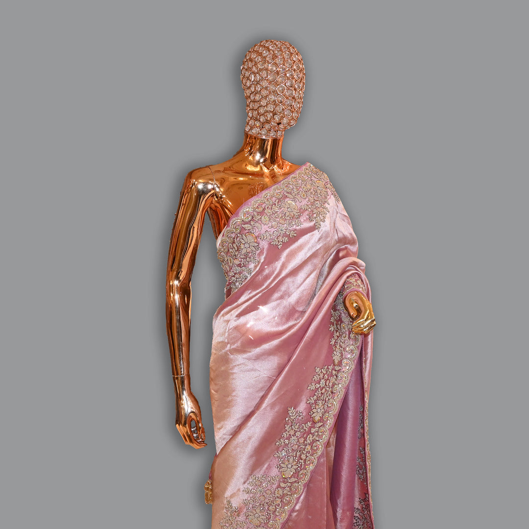 Tissue Tanchoi Zari Work Saree | JS2911-02