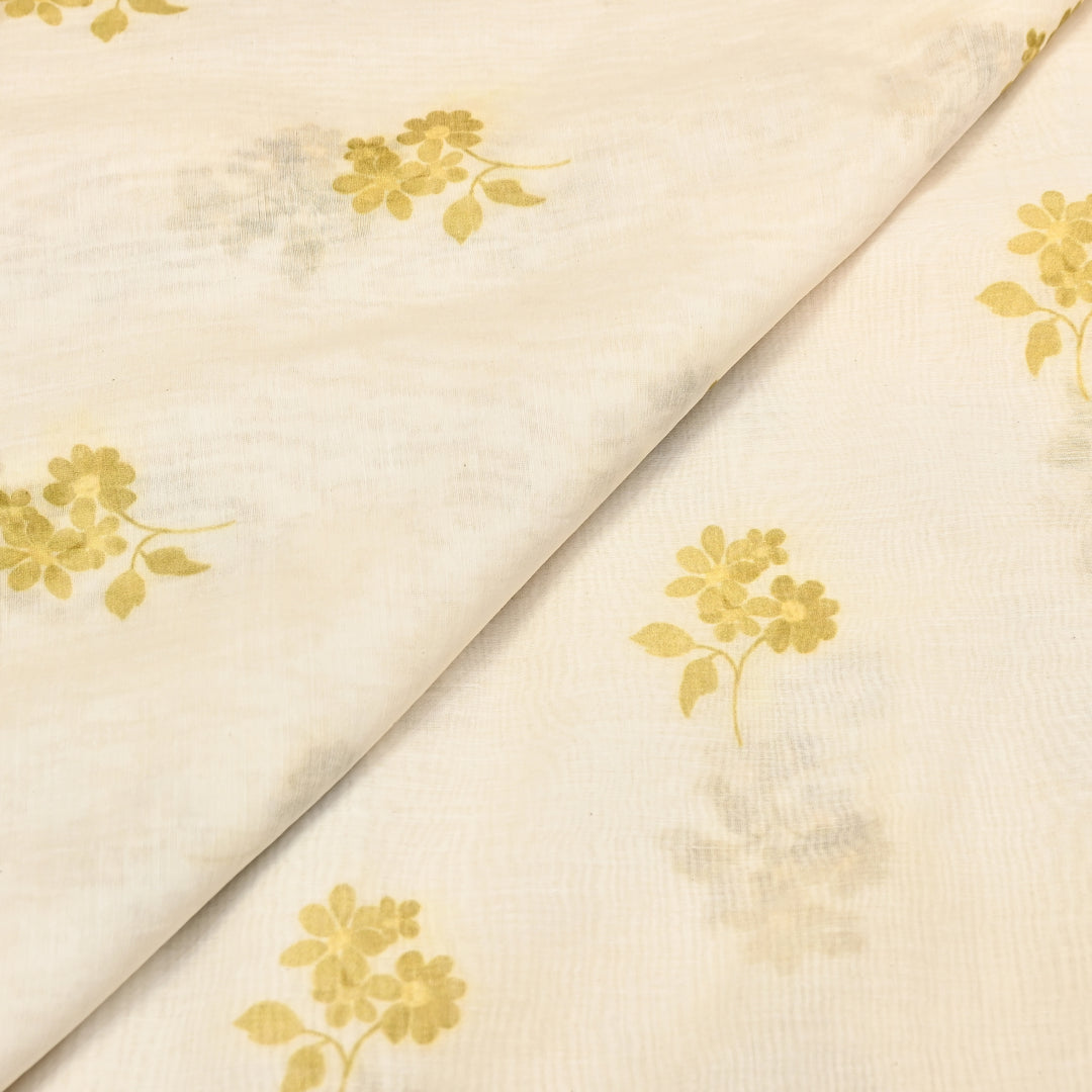 Mul Chanderi Digital Print Fabric - Soft Lightweight Designer Fabric GT0185-K6