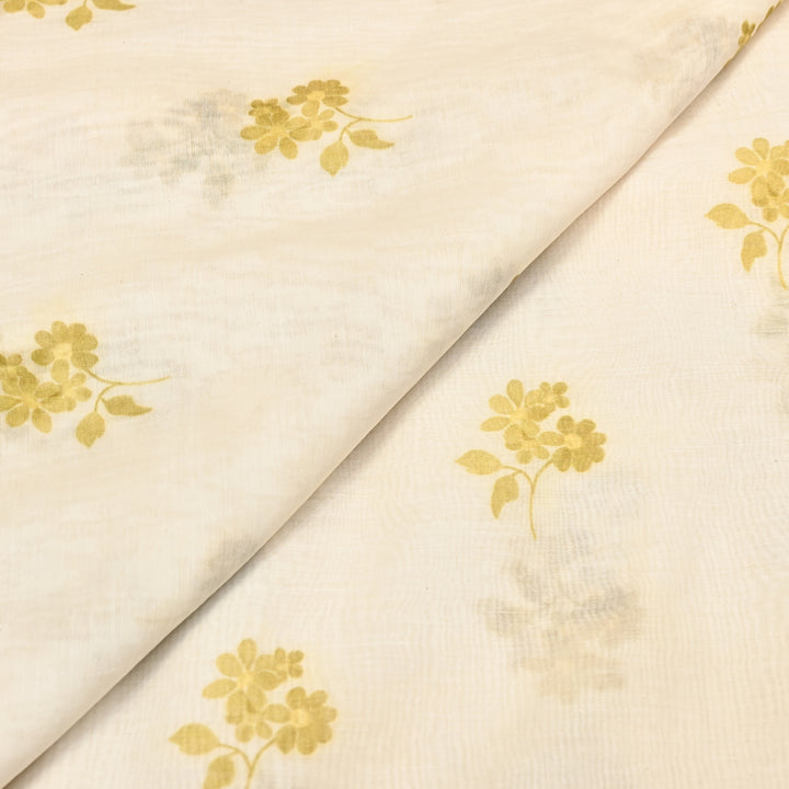 Mul Chanderi Digital Print Fabric - Soft Lightweight Designer Fabric GT0185-K6