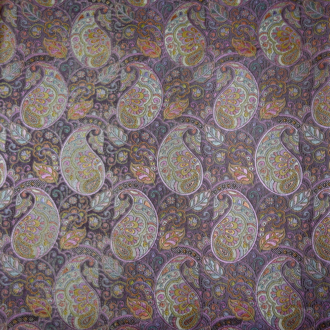 Net Cut Dana With Zari Sequins Embroidery Fabrics