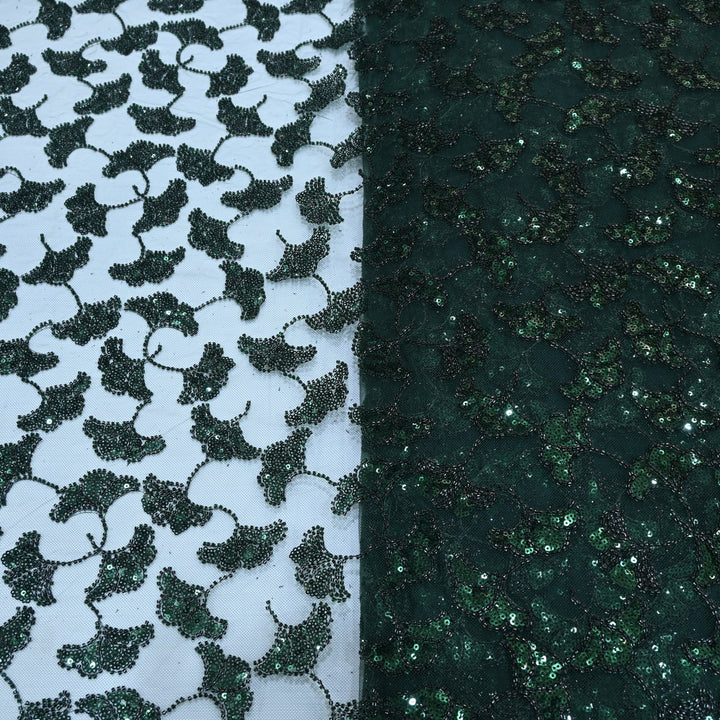 Beautiful Imported Net Cut Dana & Sequins Embroidery Fabrics
