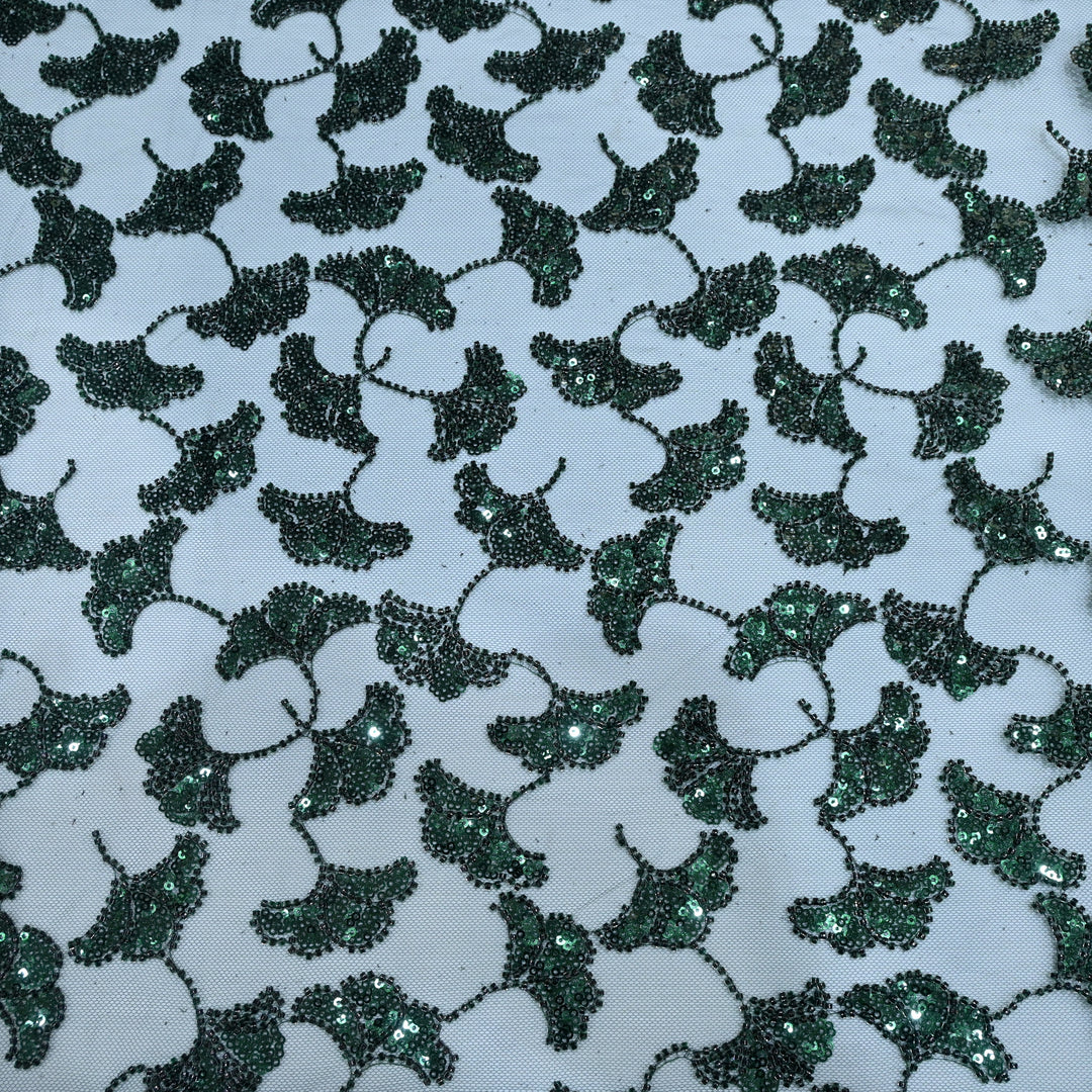 Beautiful Imported Net Cut Dana & Sequins Embroidery Fabrics