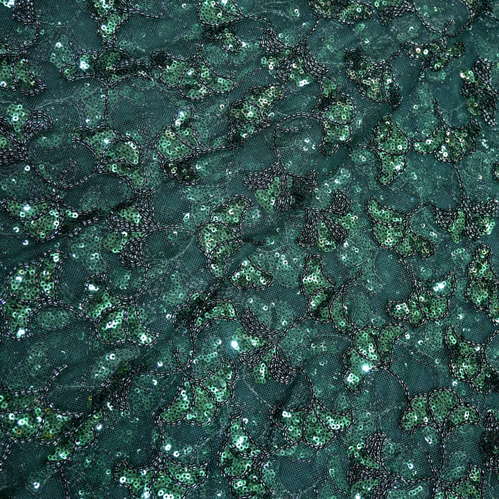 Beautiful Imported Net Cut Dana & Sequins Embroidery Fabrics