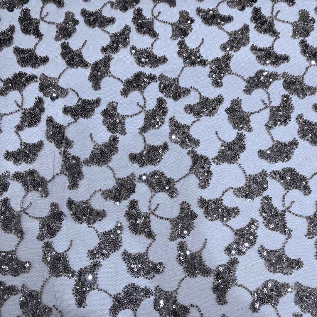Beautiful Imported Net Cut Dana & Sequins Embroidery Fabrics
